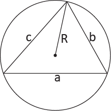 okrąg opisany na trójkącie
